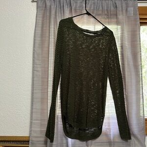 Acrylic knit sweater. Green. Stitch Fix Purchase.